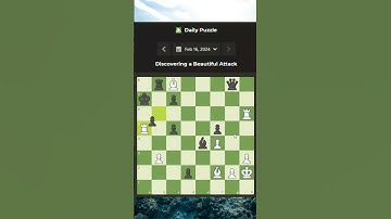 Chess.com Daily Puzzle 16 February 2024 #shorts