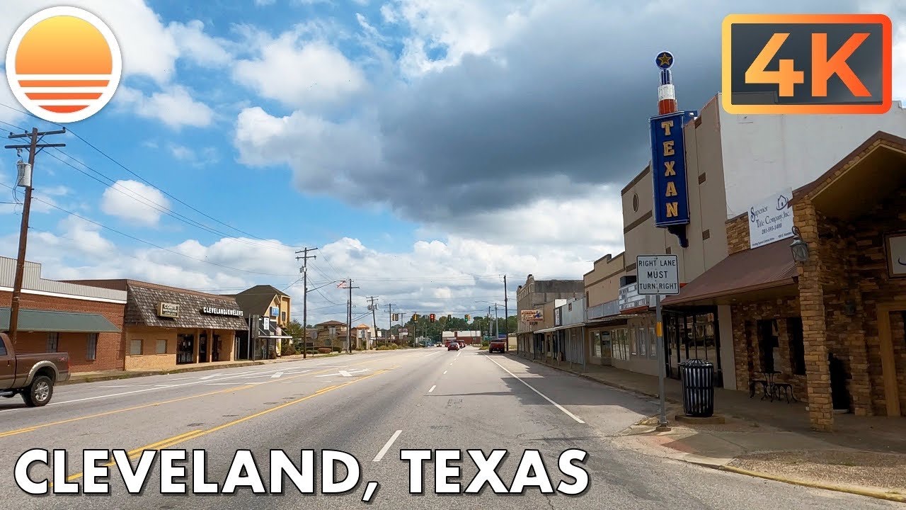 Cleveland, Texas! Drive with me through a Texas town! YouTube