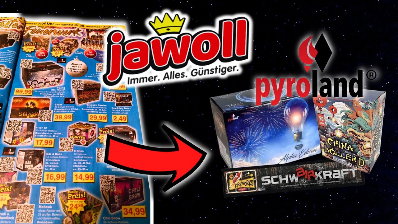 JAWOLL Feuerwerk Prospekt 2024/25!🔥🤯
