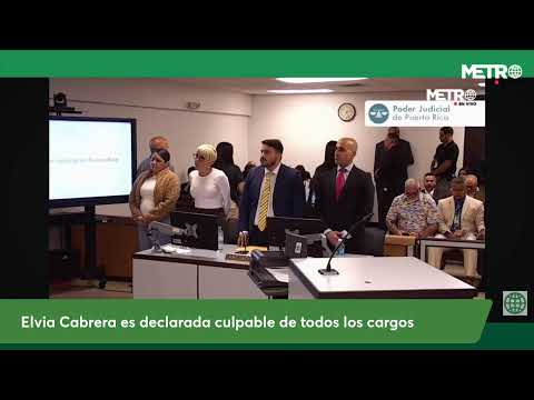 Juicio contra Elvia Cabrera.