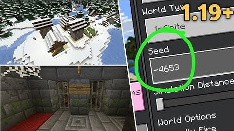 Minecraft Huge Village And Igloo Seed