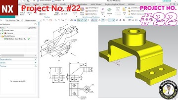 NX CAD // Basic Project #22 // 3D Model Basic Design