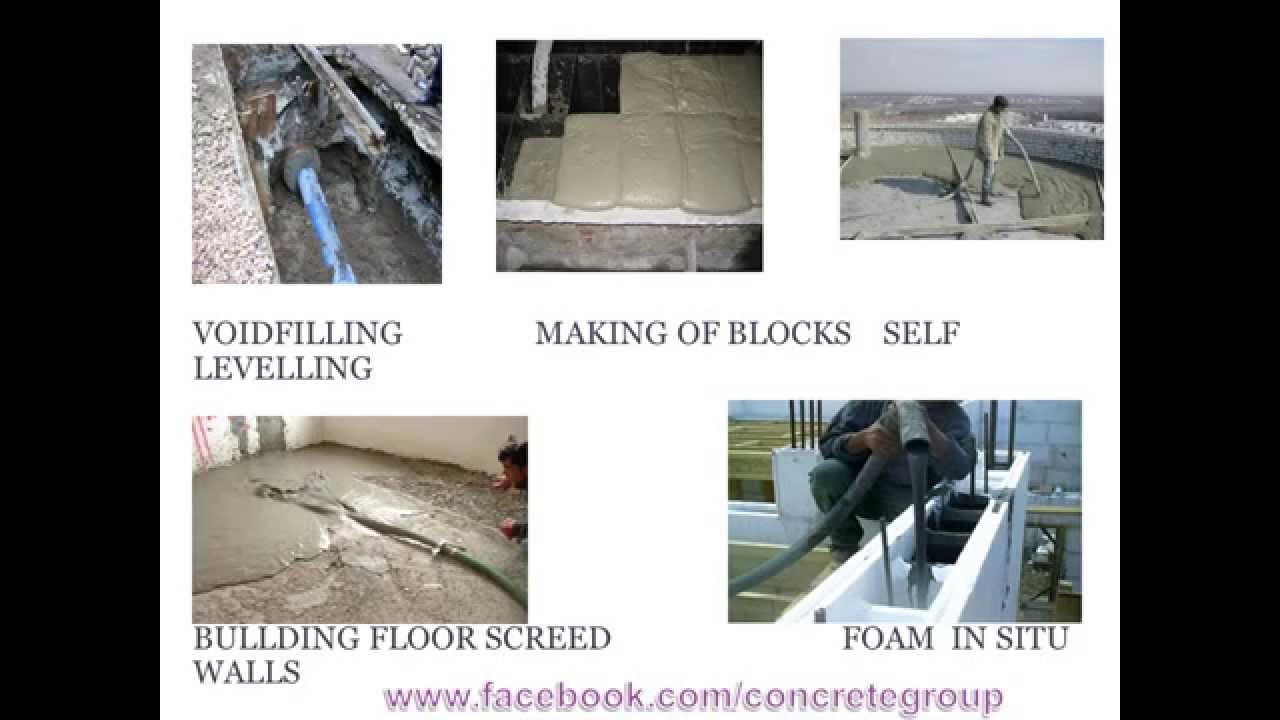 Foam Concrete - YouTube