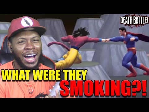 WORSE THAN I REMEMBER! Death Battle Goku VS Superman 1 (2013) Live Reaction