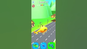 Shape -shifting Funny Race Gameplaynew hyper casual games#shorts#gameplay#shapeshifting#nature