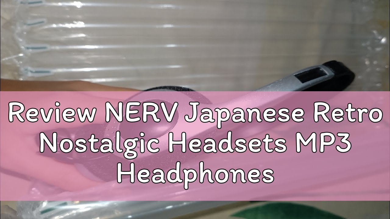 Review NERV Japanese Retro Nostalgic Headsets MP3 Headphones Sports Fashion Photo Props