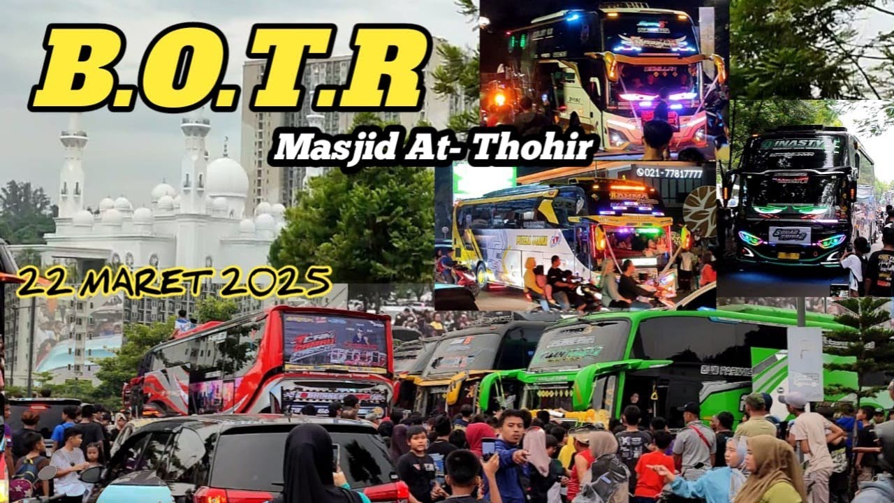 BUKBER ON THE ROAD MASJID AT-THOHIR || MACET SAMPAI CHAOS ||100 BUS LEBIH FULL BASURI / 22 MARET 25