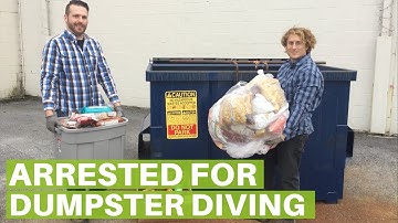 Arrested for Dumpster Diving while Rescuing Food for People in Need