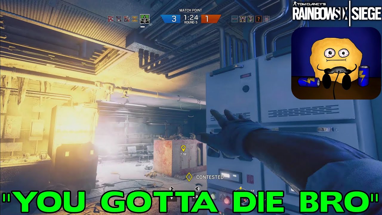 gaming logo WORST TEAMMATE EVER - Ranked Highlights - Rainbow Six Siege Highlights (Skull Rain DLC)