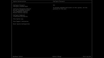 Configuration of EsXi 6.7 DCUI
