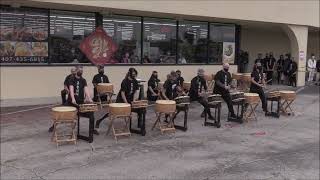 20220205 - Orlando, Florida - 7.5 Minute Taiko Drumming   2 of 3 at Mei's Supermarket 2022 Lunar New