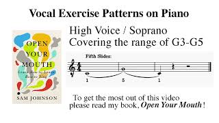 Vocalise: Perfect Fifth Siren for Soprano | Piano Track | Open Your Mouth Series