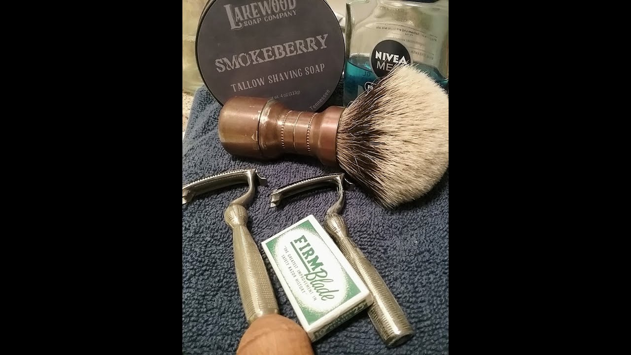 Firm Blade Razor Shave Video # 408 Lakewood Soap Blackberry (Going out of Business Sale ...