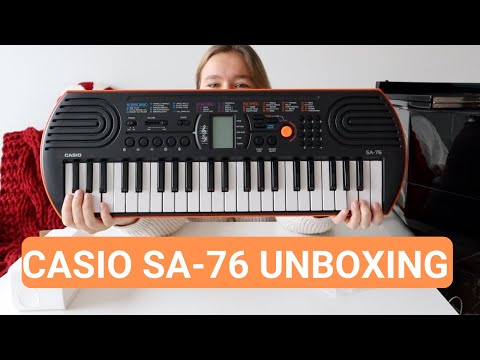 NEW KEYBOARD 😍 | CASIO SA-76 UNBOXING