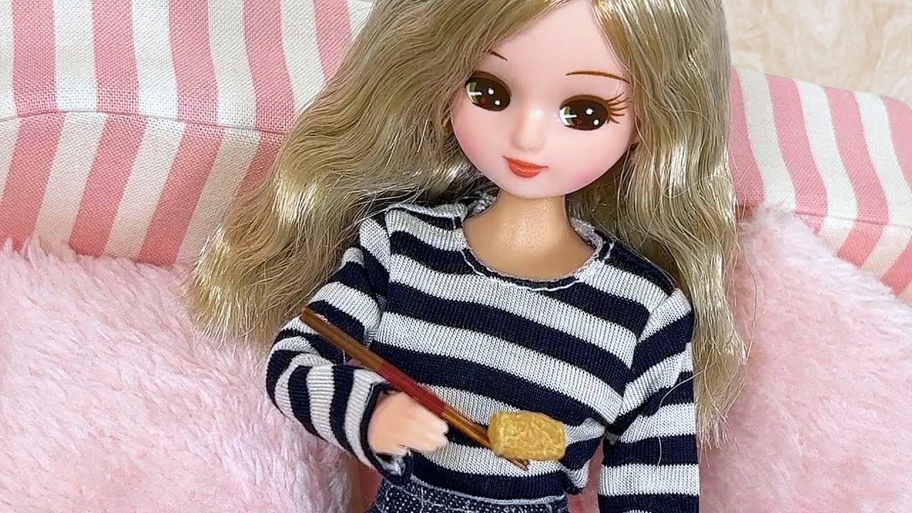 リカちゃんごはん　モーニングセット　フェイクスイーツ ごはん記録🥢＊朝昼夜【リカちゃん】きょうたべたもの＊ ガチャ