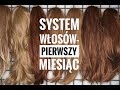 System włosów- pierwszy miesiąc