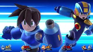 Super Smash Bros. Ultimate Mega Man Vs. Min Min Vs. Wendy Vs. Ridley Vs. Bowser