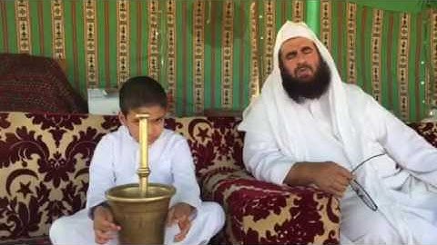 دحيم الحماد تلاوة ءاية الكرسي بحضور الطفل فهاد بن عايد ١٤٣٨هـ