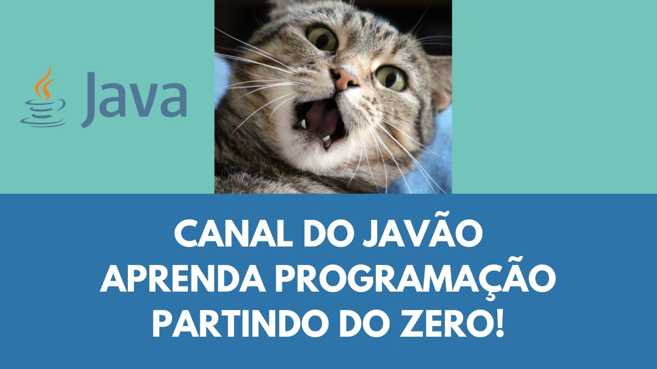 Aprenda programação do zero! Conheça o canal do Javão