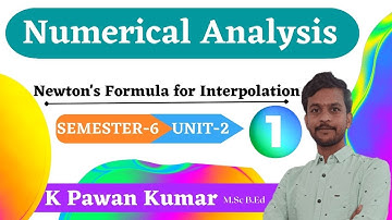 #Numerical Analysis || Newton