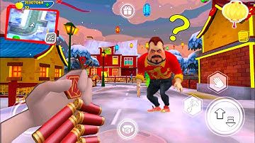 Dark Riddle New Year Update 2023 🧨New Prank, Mod Skin Red Dragon - Dark Neighbor Part 7