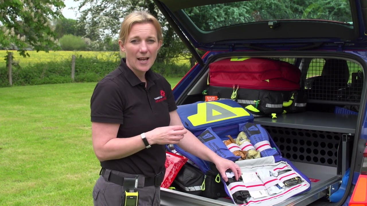 Primary Response Bag - Air Ambulance Unpacked