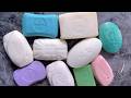 ASMR cutting dry soap/oddly carving soap/satisfying relaxing crunchy sounds/Crushing soap ASMR #4762