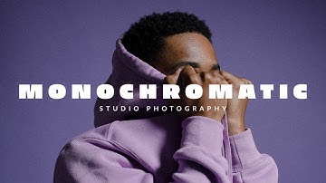 Monochromatic Studio Portraits w/ Canon EOSrp & Minolta x700