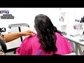 HOW TO CURL LONG HAIR Silk Press on Natural hair