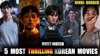 TOP 5 HINDI-DUBBED KOREAN SUSPENSE THRILLER MOVIES  | KOREAN THRILLER MOVIES IN HINDI