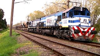 [4K] - EMD GT22CW 9002 + 9020 + 38 tolvas por Luis Guillón.