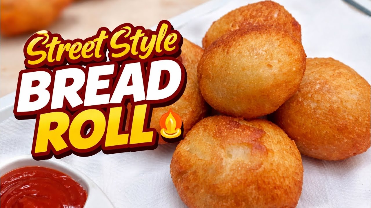 Crispy Bread Roll Like Market Style | Street Food Recipe 😋