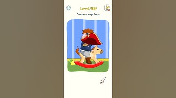 🧠DOP 3 : Draw One Part All Level: 409 Gameplay Solution 🚀🚀 #shorts #youtube