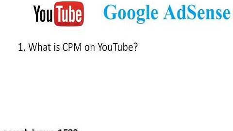 What is CPM,Playback-BasedCPM on YouTube ,Page RPM,Impression RPM,CTR &CPC on adsense