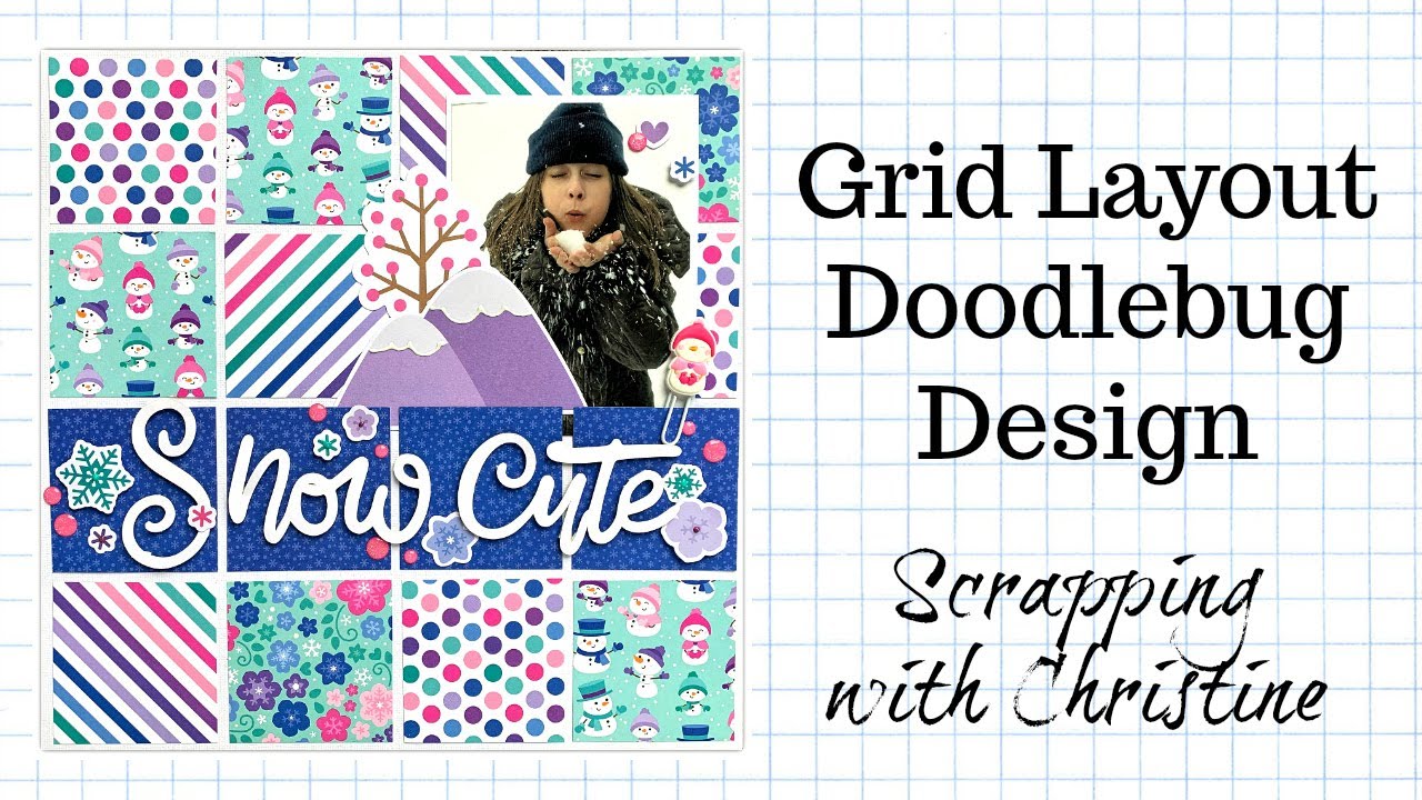 SCRAPBOOK LAYOUT - Grid Series #4 - Doodlebug Design/The ScrapRoom ...
