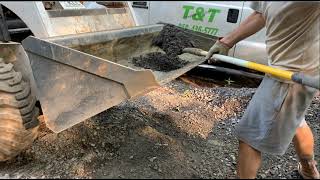 Concrete Shovel Recipe using Sand, Portland Cement, Aggregate, & Water. How to mix Concrete by hand.