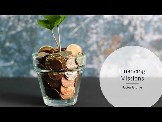 Financing Missions · 220116 Sunday School · Pastor Jerome Pittman