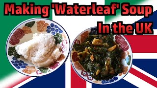 Making Nigerian Waterleaf Soup (In The UK, Using Available Ingredients)