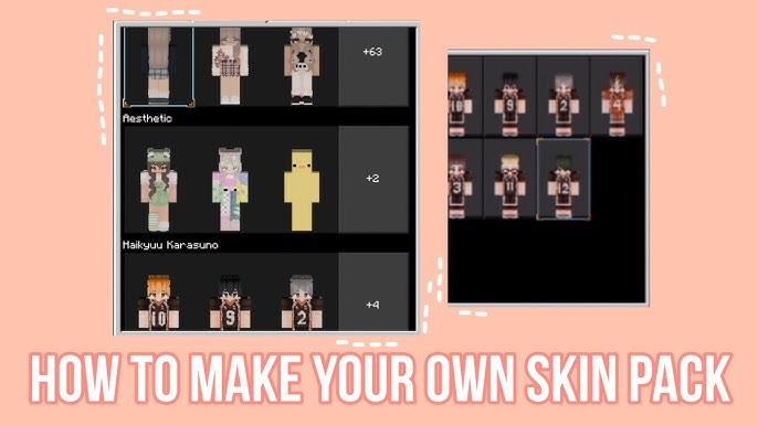 How To Create Your Own Skin Pack For Minecraft Bedrock Edition