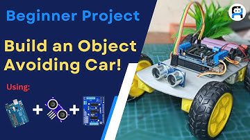 Arduino-based object avoiding car using a Hc-sr04 ultrasonic sensor and L298N motor  driver shield