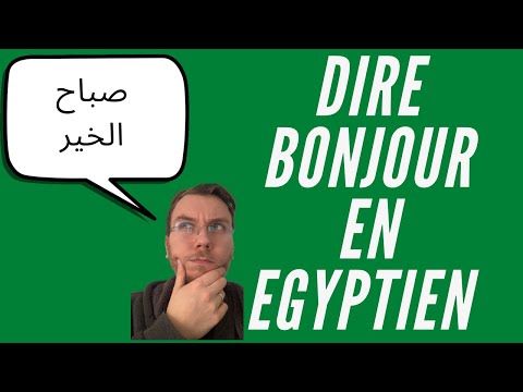 Vidéo: Que voulez-vous en arabe égyptien ?
