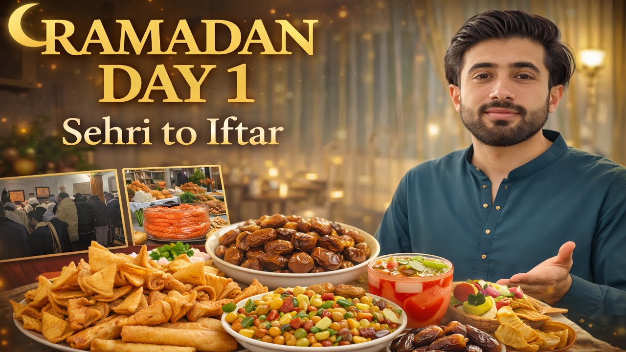 Ramadan Day 1 Vlog 🌙 | Pehla Roza, Bazar Rush & Iftar 😍
