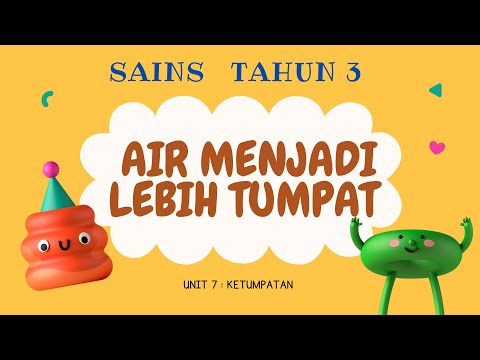 Video: Keadaan air yang manakah paling tumpat?