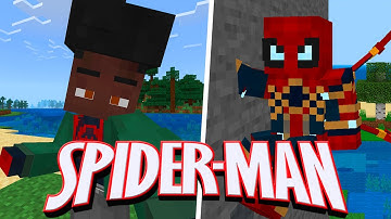 New SPIDER MAN Addon for Minecraft PE || SPIDER MAN MCPE