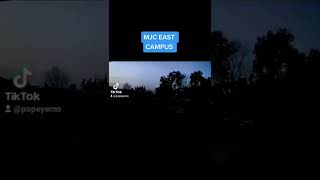Drone flight over Modesto Junior College East Campus. Modesto California