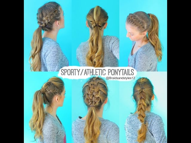 Evening hairstyles for dining out and sporty hairstyles
