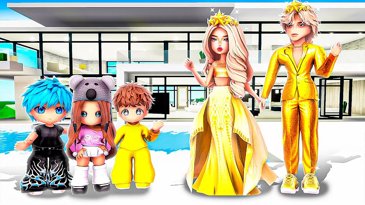 We got ADOPTED by a REALISTIC RICH FAMILY..(Brookhaven)