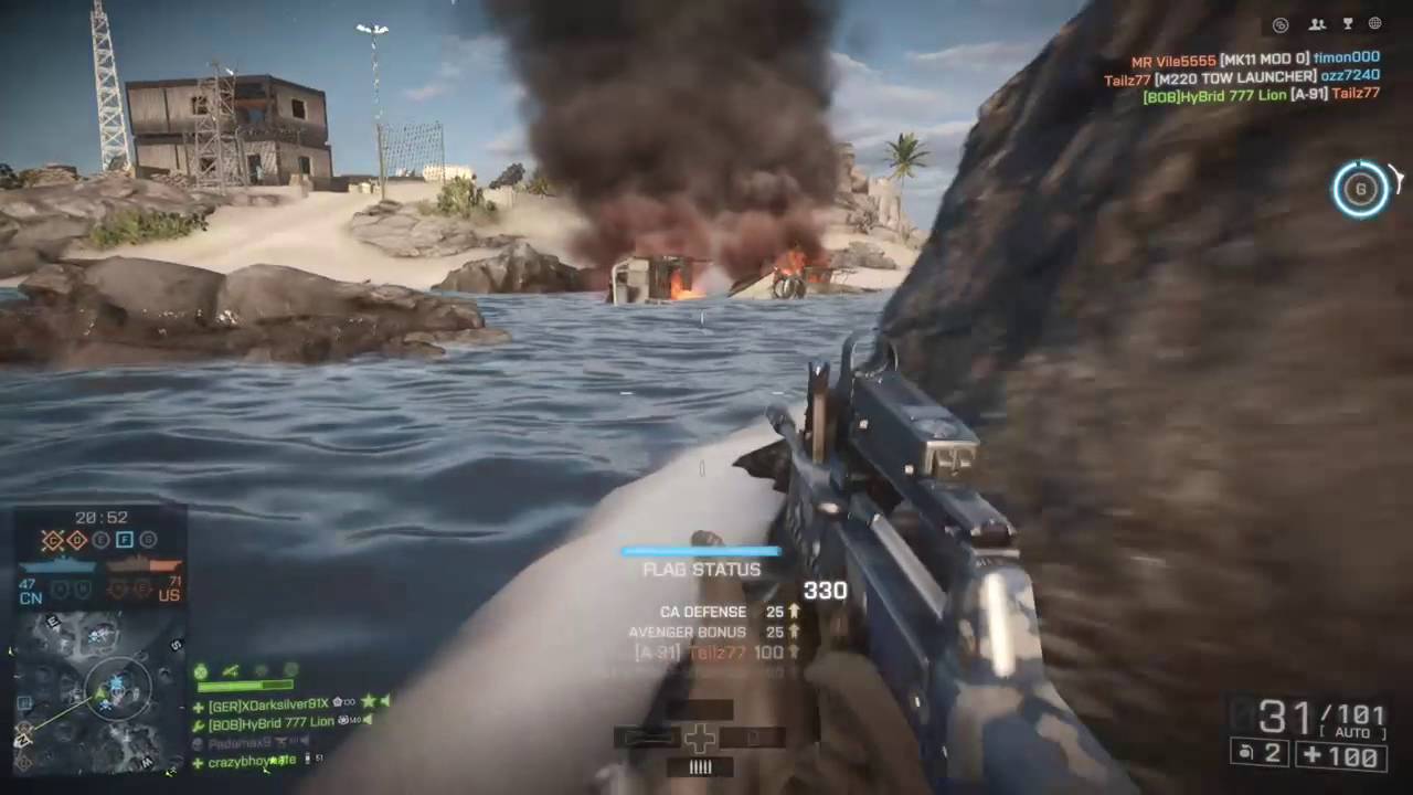 HyBrid 777 Lion blazing it on Battlefield 4