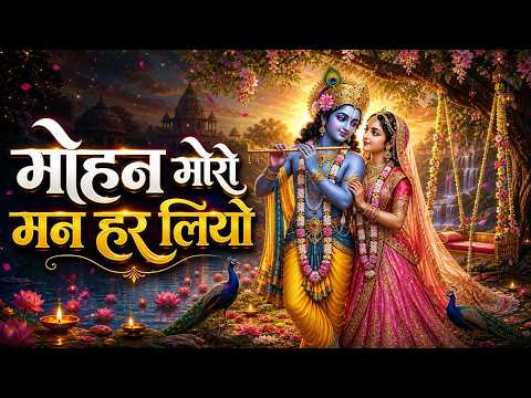 Mohan Mero Man Har Liyo | Soulful Shri Krishna Bhajan | Beautiful Devotional Song by Mantra Aura