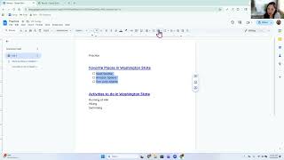 Information Google Doc Toolbar and Practice News
